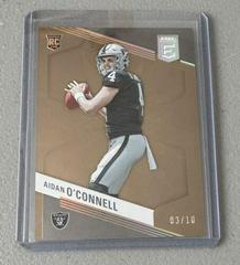 Aidan O'Connell [Gold] #101 Football Cards 2023 Panini Donruss Elite Prices