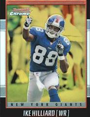 Ike Hilliard [Gold Refractor] Football Cards 2001 Bowman Chrome Prices