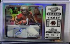 Zay Flowers [Autograph Silver] #12 Football Cards 2023 Panini Chronicles Draft Picks Contenders Optic Prices