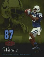 Reggie Wayne [Gold] #43 Football Cards 2006 Flair Showcase Prices