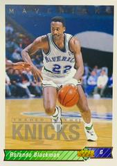 Rolando Blackman Basketball Cards 1992 Upper Deck Prices