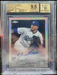 Yimi Garcia [Red Refractor] #AR-YG Baseball Cards 2015 Topps Chrome Autograph Rookies Prices