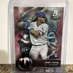 Josh Jung [Platinum Bar] Baseball Cards 2023 Bowman Platinum Prices