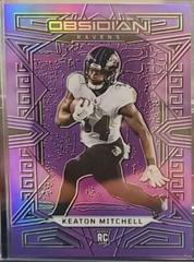 Keaton Mitchell #106 Football Cards 2023 Panini Obsidian Prices
