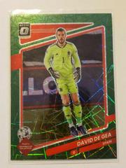 David de Gea [Optic Green Velocity] #142 Soccer Cards 2021 Panini Donruss Road to Qatar Prices