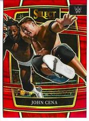John Cena [Red Prizm] Wrestling Cards 2022 Panini Select WWE Prices
