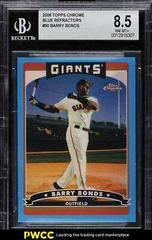 Barry Bonds [Blue Refractor] #50 Baseball Cards 2006 Topps Chrome Prices