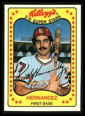 Keith Hernandez #31 Baseball Cards 1981 Kellogg's Prices