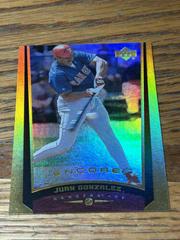 Juan Gonzalez [F/X Gold] Baseball Cards 1999 Upper Deck Encore Prices