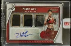Zhang Weili Ufc Cards 2022 Panini Chronicles UFC Tools of the Trade Signatures Prices
