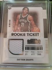 Day'Ron Sharpe Basketball Cards 2021 Panini Contenders Rookie Ticket Swatches Prices