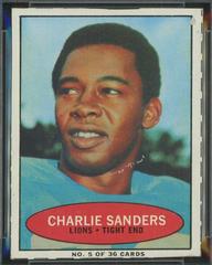 Charlie Sanders [Hand Cut] Football Cards 1971 Bazooka Prices