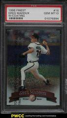 Greg Maddux [w/ Coating] #16 Baseball Cards 1998 Finest Prices