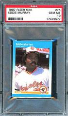 Eddie Murray Baseball Cards 1987 Fleer Mini Prices