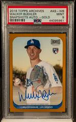 Walker Buehler [Autograph Gold] #AS-WB Baseball Cards 2018 Topps Archives Snapshots Prices