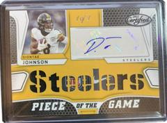 Diontae Johnson [Gold] #PGS-DJ Football Cards 2022 Panini Certified Piece of the Game Signatures Prices
