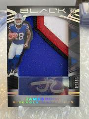 James Cook [Silver] Football Cards 2022 Panini Black Sizeable Signatures Rookie Jersey Prices