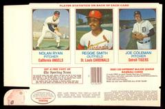 Joe Coleman, Nolan Ryan, Reggie Smith [Complete Box] Baseball Cards 1975 Hostess Prices