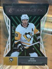 Kris Letang [Green] #RFX-11 Hockey Cards 2021 SPx Radiance FX Prices