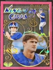 Daniel Jones [Pink] #3 Football Cards 2023 Panini Illusions King of Cards Prices