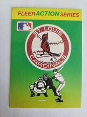 St. Louis Cardinals Baseball Cards 1990 Fleer Action Series Stickers Prices