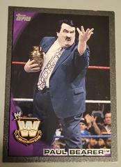 Paul Bearer [Silver] Wrestling Cards 2010 Topps WWE Prices