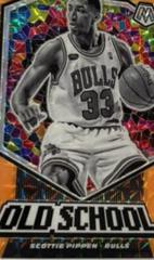 Scottie Pippen [Orange Fluorescent] Basketball Cards 2019 Panini Mosaic Old School Prices