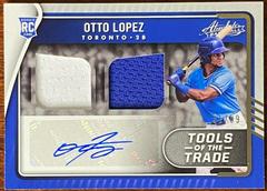 Otto Lopez [Retail] #TT2S-OL Baseball Cards 2022 Panini Absolute Tools of the Trade 2 Swatch Signatures Prices