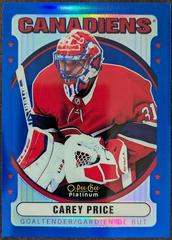 Carey Price [Rainbow Blue] Hockey Cards 2021 O-Pee-Chee Retro Prices