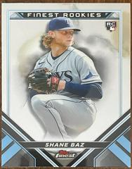 Shane Baz #FRD-SB Baseball Cards 2022 Topps Finest Rookies Design Variation Prices