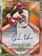 Jordan Walker [Orange] #RA-JW Baseball Cards 2023 Bowman Sterling Rookie Autographs Prices