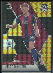 Jerdy Schouten [Choice Black Gold Mosaic] Soccer Cards 2020 Panini Mosaic Serie A Prices