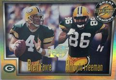 Brett Favre, Antonio Freeman [Anniversary Artist Proof] Football Cards 1999 Panini Score Prices