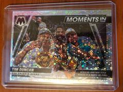 Tim Duncan [Fast Break Silver] Basketball Cards 2021 Panini Mosaic Moments in Time Prices