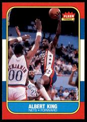 Albert King #59 Basketball Cards 1986 Fleer Prices
