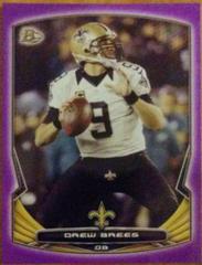 Drew Brees [Purple] Football Cards 2014 Bowman Prices