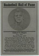 Cliff Hagan Basketball Cards 1986 Hall of Fame Metallic Prices