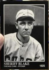 Sheriff Blake Baseball Cards 1992 Conlon Collection Prices