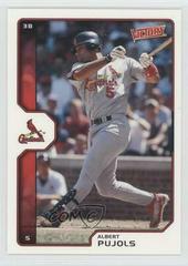 Albert Pujols #284 Baseball Cards 2002 Upper Deck Victory Prices
