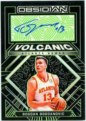 Bogdan Bogdanovic [Green] Basketball Cards 2021 Panini Obsidian Volcanic Signatures Prices