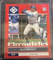 Julio Rodriguez [Red] Baseball Cards 2022 Panini Chronicles Prices