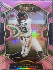 Ronald Acuna Jr. [Pink] #10 Baseball Cards 2021 Panini Select Prices