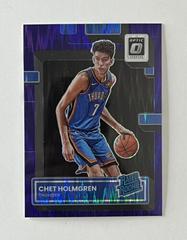 Chet Holmgren [Purple Shock] #208 Basketball Cards 2022 Panini Donruss Optic Prices