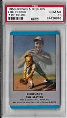 Lou Gehrig [10 of Clubs] Baseball Cards 1953 Brown & Bigelow Gehrig Prices