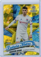 Houssem Aouar [Yellow] Soccer Cards 2019 Topps Chrome UEFA Champions League Sapphire Future Stars Prices