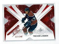 Trevor Linden [Red] #RFX-7 Hockey Cards 2022 SPx Radiance FX Prices