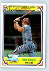 Mike Schmidt #28 Baseball Cards 1984 Drake's Prices