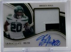 Breece Hall #4 Football Cards 2023 Panini Immaculate Premium Patch Autograph Prices