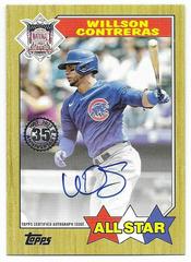 Willson Contreras #87ASA-WCO Baseball Cards 2022 Topps Update 1987 Autographs Prices