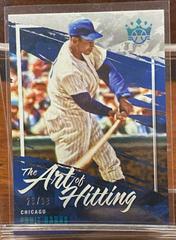 Ernie Banks [Blue] Baseball Cards 2022 Panini Diamond Kings The Art of Hitting Prices